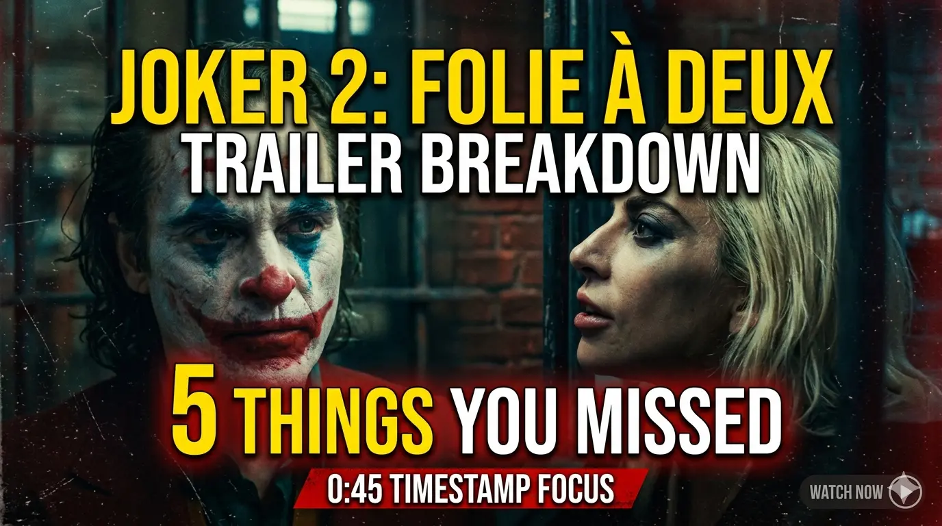 Joker: Folie à Deux Trailer Breakdown: 5 Things You Missed at 0:45