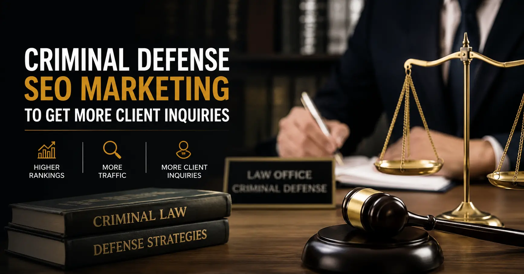 Criminal Defense Lawyer SEO Marketing to Get More Client Inquiries