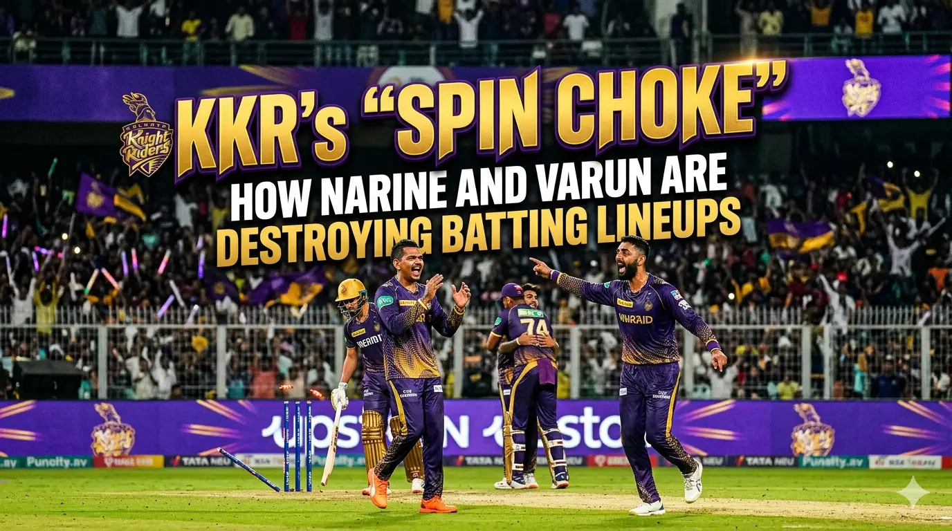 KKR's "Spin Choke": How Narine and Varun are Destroying Batting Lineups