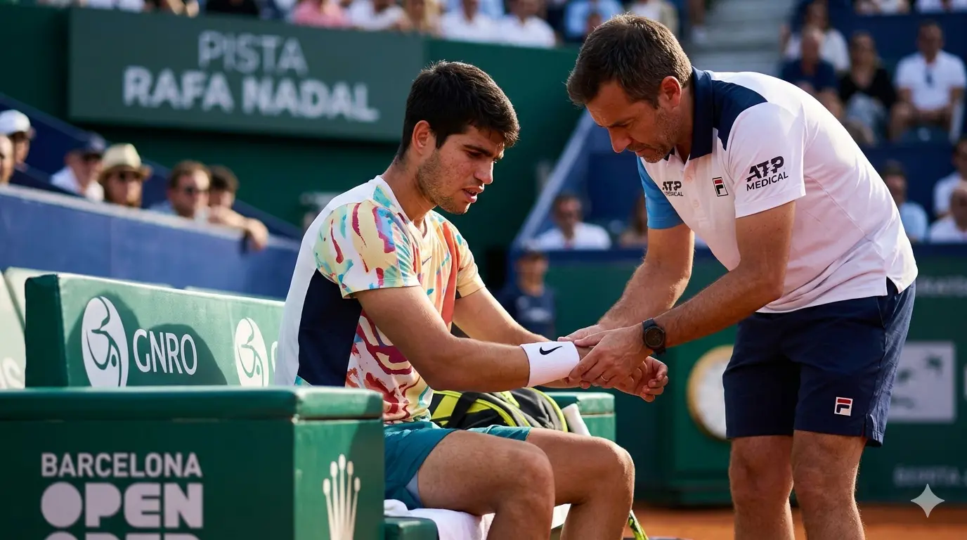 Alcaraz Wrist Injury: Barcelona Open Sudden Withdrawal
