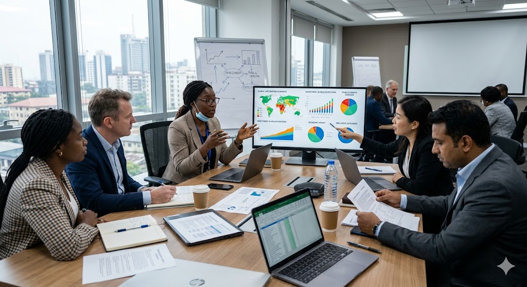 Global Health Research on Investment Strategies and Public Wellness