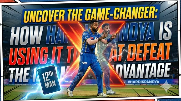 The Impact Player Rule: How Hardik Pandya is Using it to Cheat Defeat