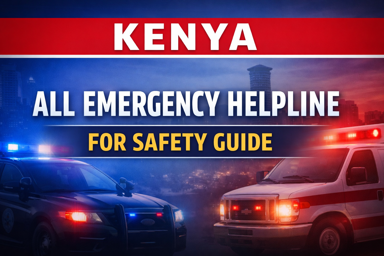 Kenya All Emergency Helpline Numbers List: Safety Guide