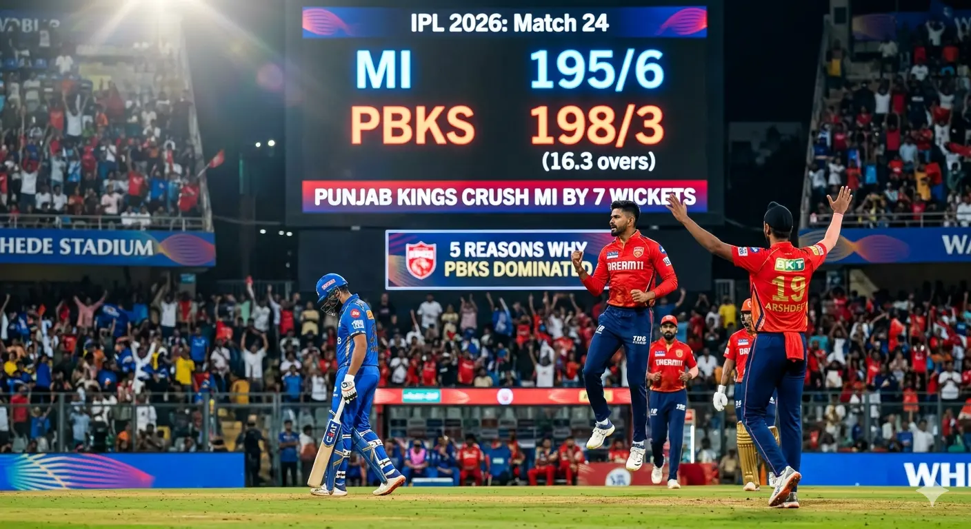 5 Reasons Why Punjab Kings Will Crush Mumbai Indians in Today’s Epic Clash