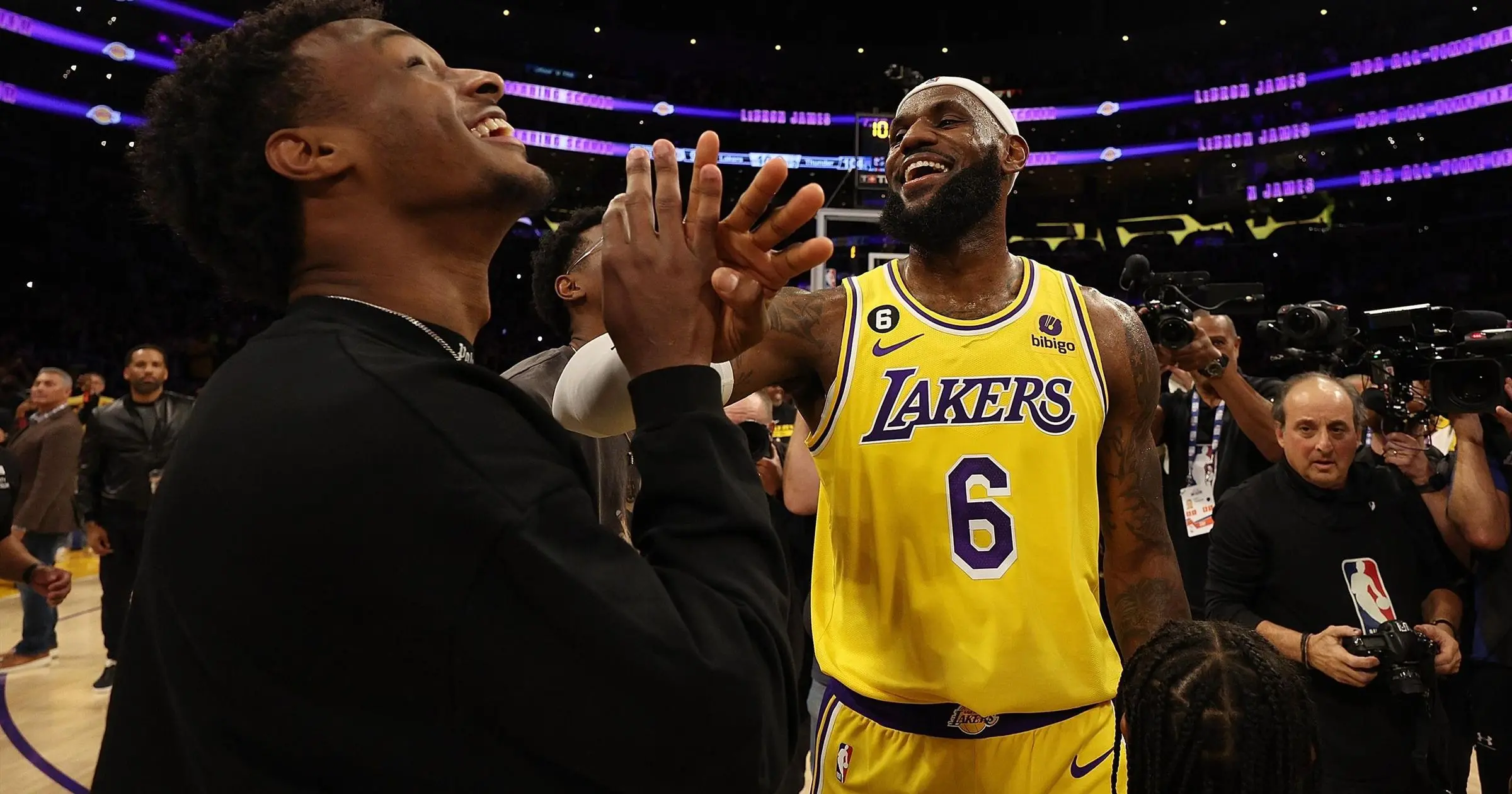 NBA - Bronny James, fils de LeBron, a été drafté par les Lakers