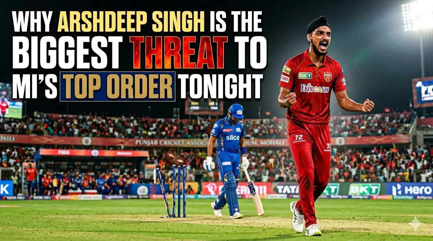 Why Arshdeep Singh is the Biggest Threat to MI's Top Order Tonight
