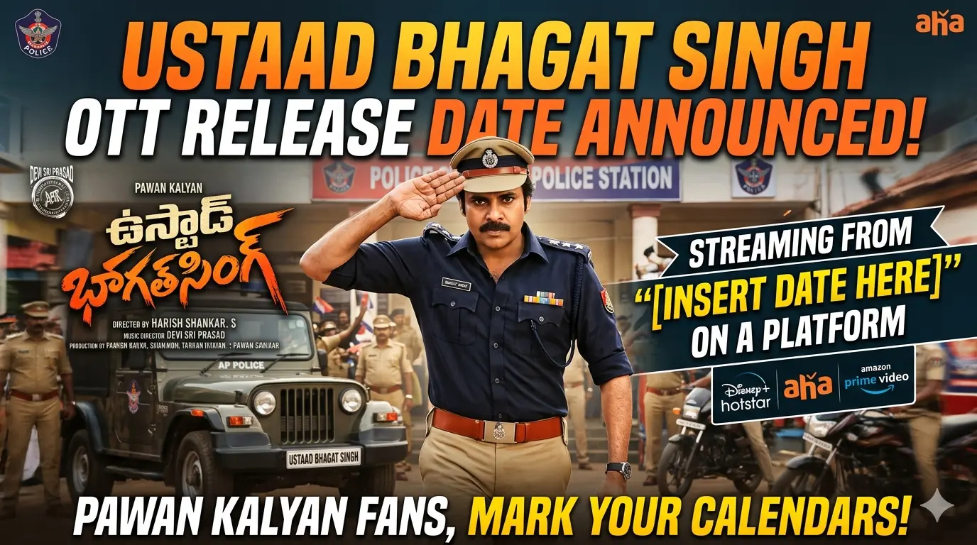 Ustaad Bhagat Singh OTT Release Date: Pawan Kalyan Fans, Mark Your Calendars!