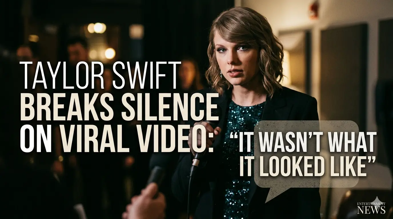 Taylor Swift Breaks Silence on Viral Video: "It wasn't what it looked like"
