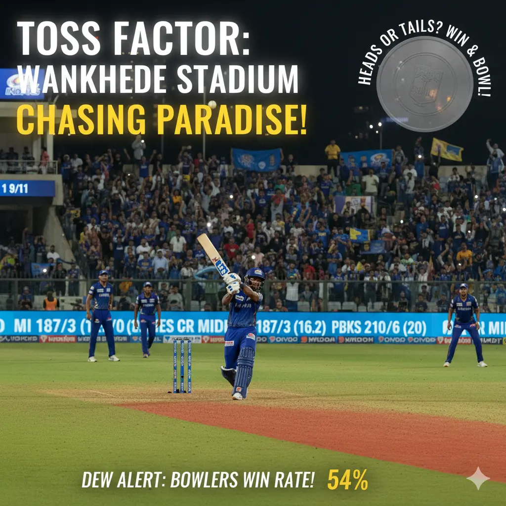 Today's IPL Toss Factor: Why Wankhede Stadium Favors the Chasing Team