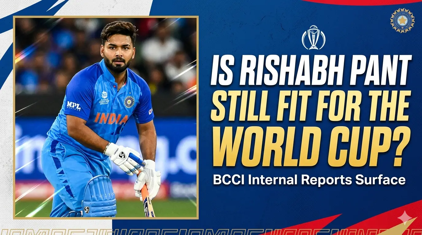 Is Rishabh Pant Still Fit for the World Cup? BCCI Internal Reports Surface