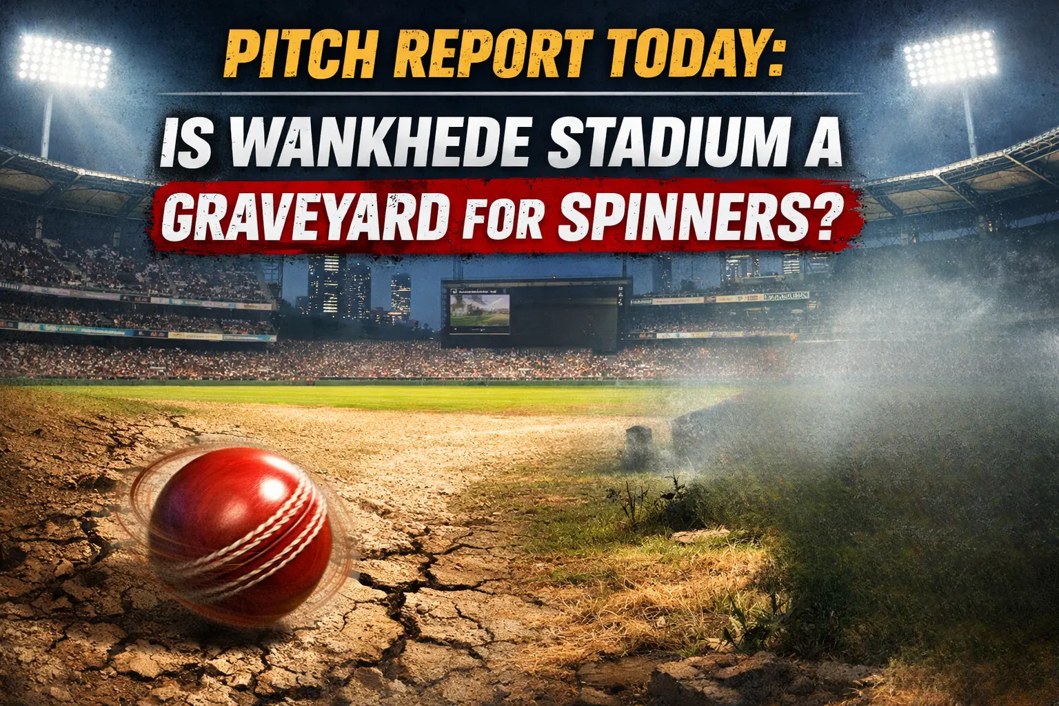 Pitch Report Today: Is Wankhede Stadium a Graveyard for Spinners?